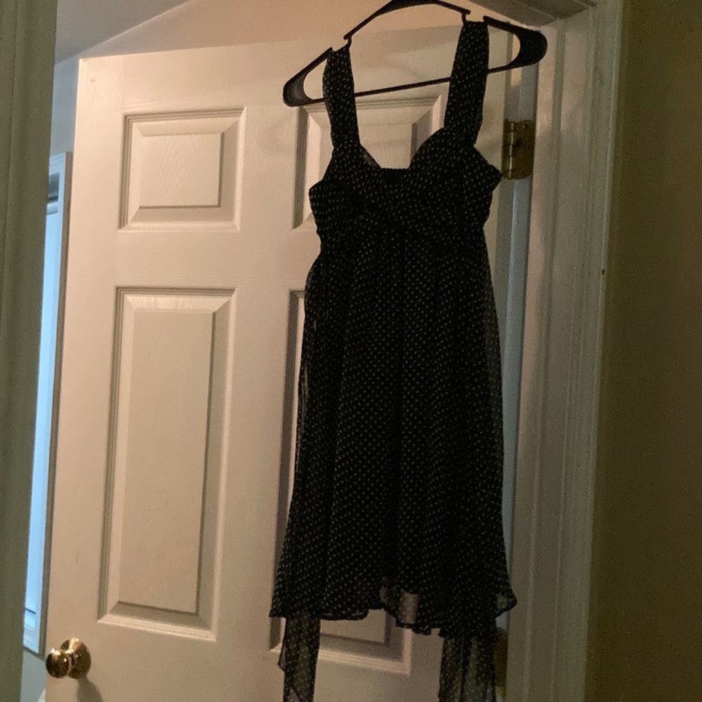 Adorable babydoll dress, size 0, polka dot